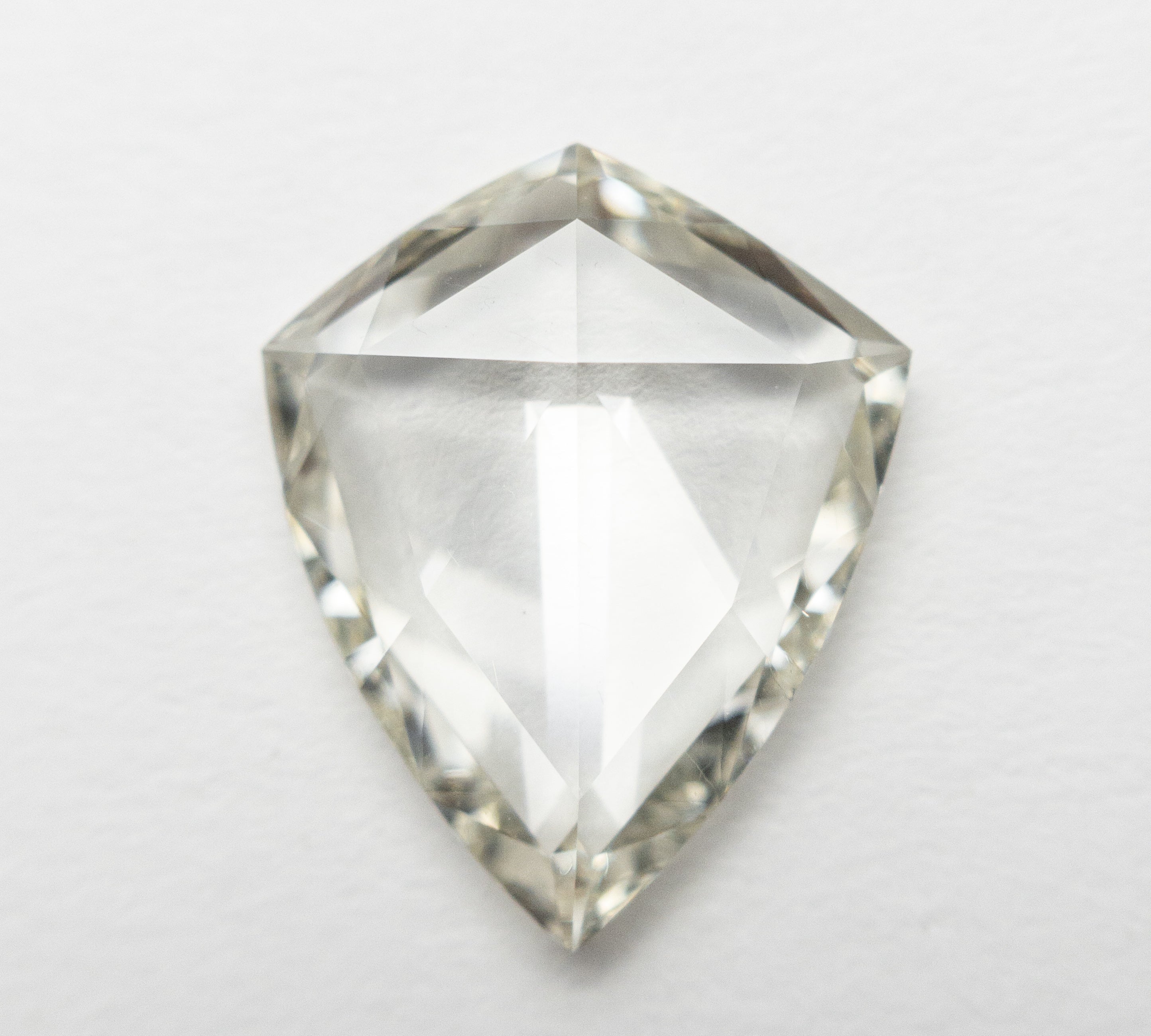 2.45ct 12.62x10.21x2.94mm VS1 L-M Shield Rosecut 18961-03 - Misfit Diamonds