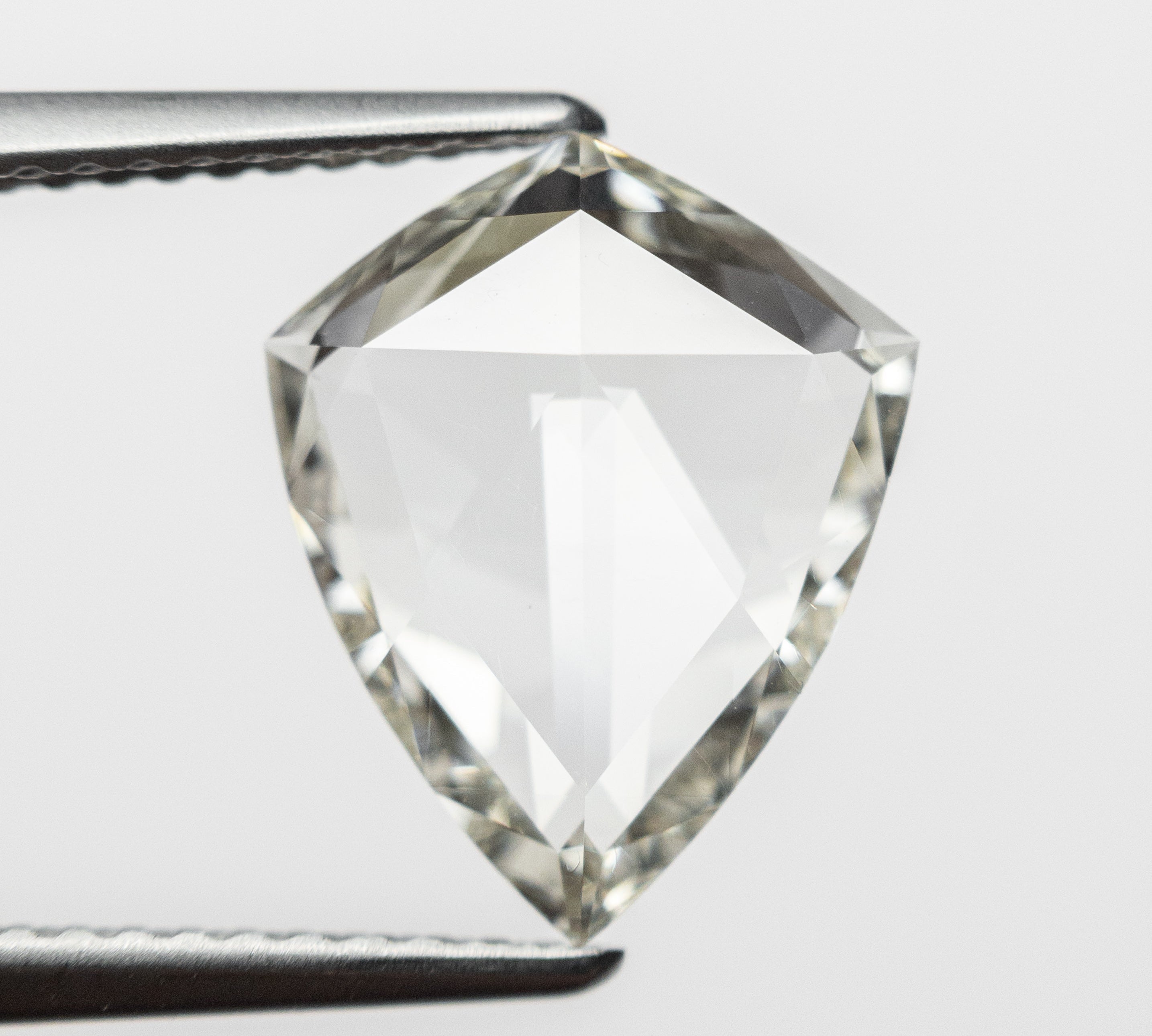 2.45ct 12.62x10.21x2.94mm VS1 L-M Shield Rosecut 18961-03 - Misfit Diamonds