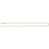 RAINBOW ENAMEL NECKLACE