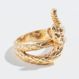 VINTAGE COILED SNAKE RING | STERLING SILVER