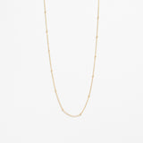 DIAMOND CUT BEAD CHAIN | 10K GOLD