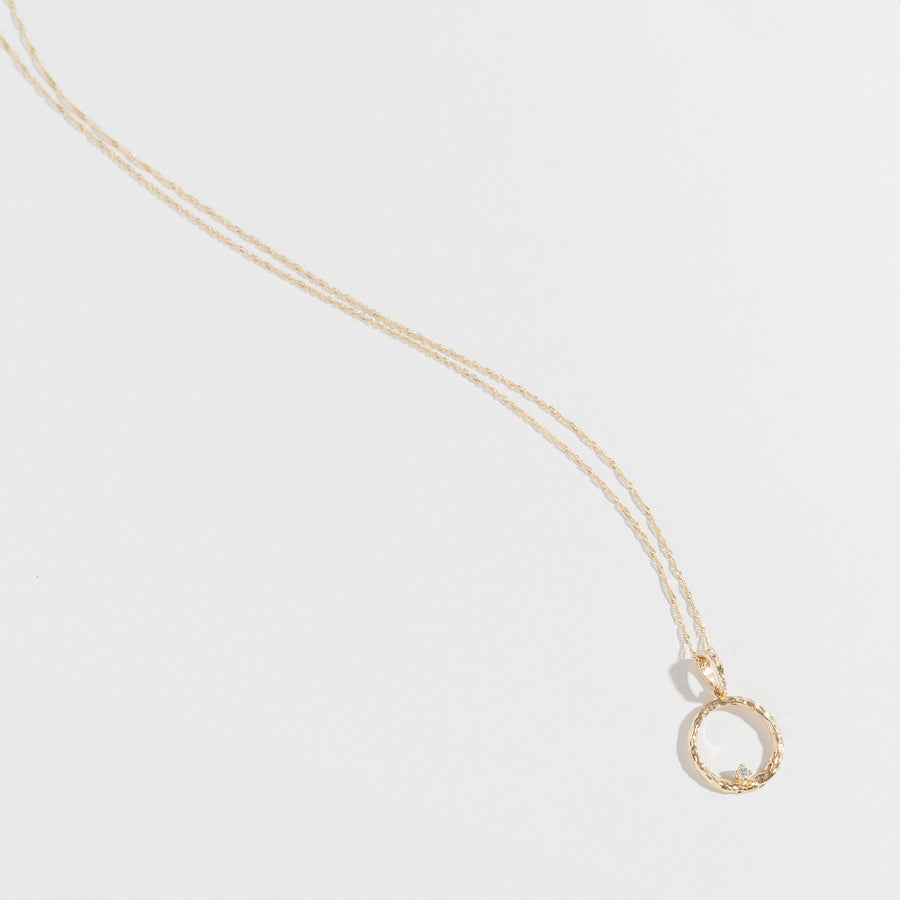 LIMITED EDITION: ETERNAL CIRCLE NECKLACE | 14K GOLD