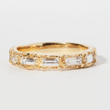 FLOW OF LIFE RING | 14K GOLD | WHITE SAPPHIRE