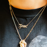 CUSTOM NAMEPLATE NECKLACE | 14K GOLD