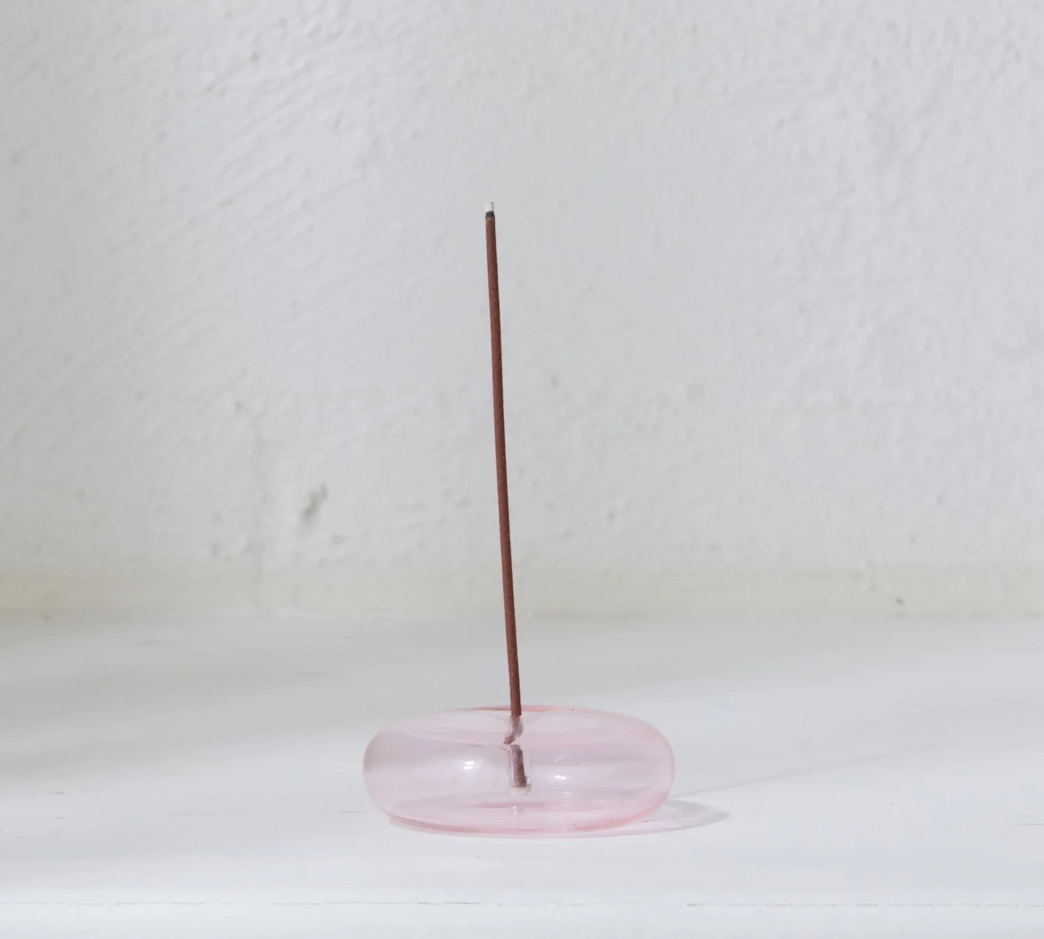 GLASS DONUT INCENSE HOLDER