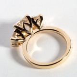 HEIRLOOM REDESIGN | 3-DIAMOND CATHEDRAL RING
