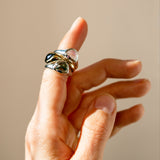 LUNA RING | STERLING SILVER & MOONSTONE