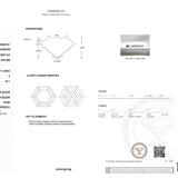 1.71ct | E/VS1 Hexagon Shape Step Cut Lab Diamond (IGI)