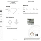 2.52ct | F/VVS2 Lozenge Shape Step Cut Lab Diamond (IGI)
