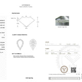 1.66ct | E/VVS2 Pear Shape Step Cut Lab Diamond (IGI)