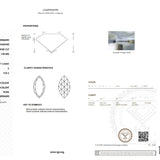 1.71ct | E/VVS2 Marquise Shape Rose Cut Lab Diamond (IGI)