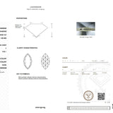 1.26ct | F/VVS1 Marquise Shape Rose Cut Lab Diamond (IGI)