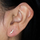 LIGHTNING STUDS | 14K GOLD