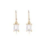 MOONSTONE DANGLE EARRINGS | GOLD FILLED