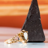 MEDIEVAL MAGIC RING | 14K GOLD & DIAMOND