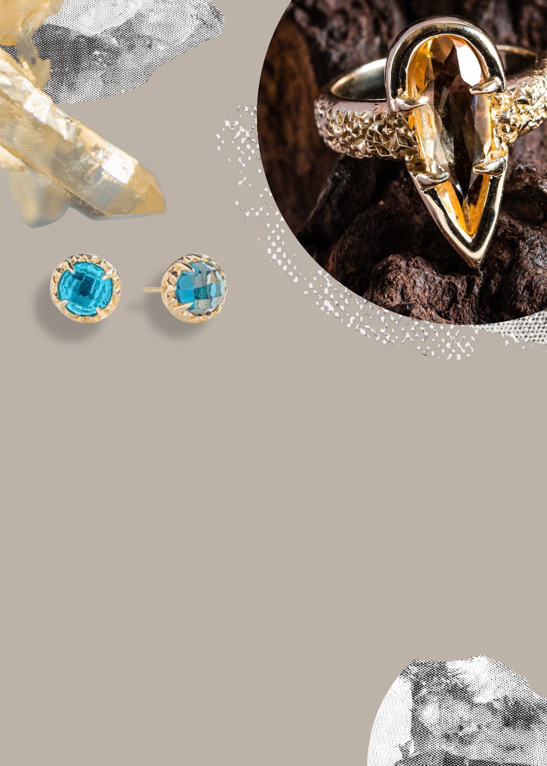 November Birthstones: Blue Topaz & Citrine