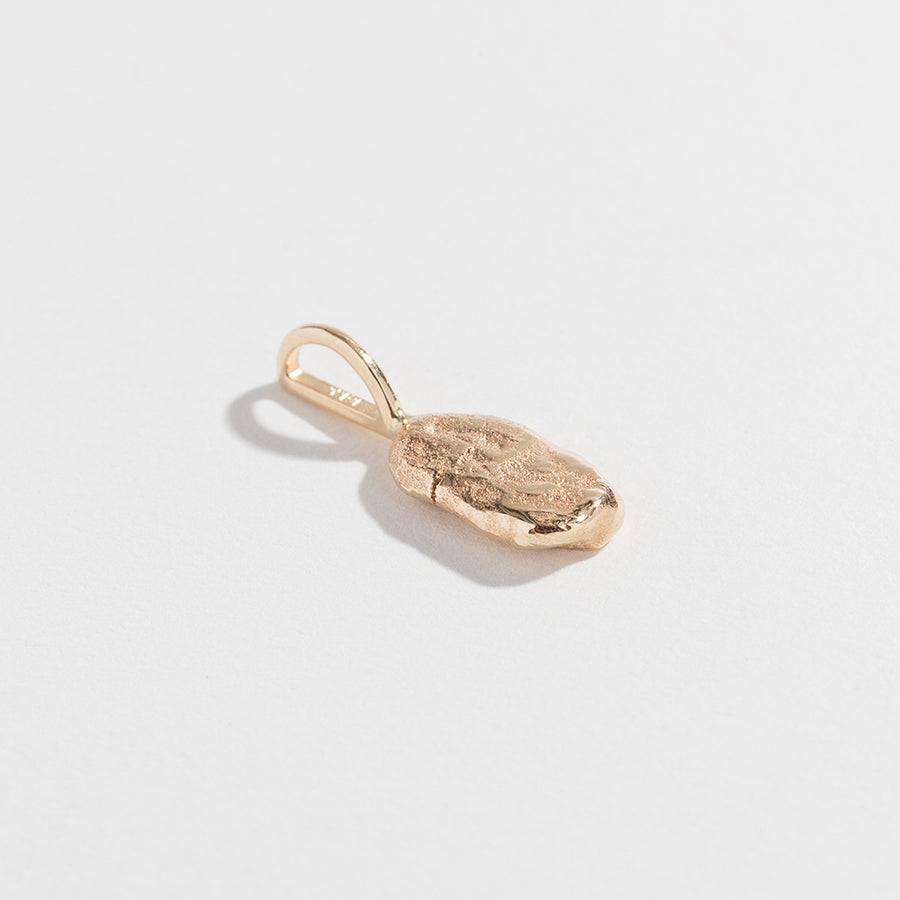 NUGGET PEBBLE CHARMS | RECYCLED 14K GOLD