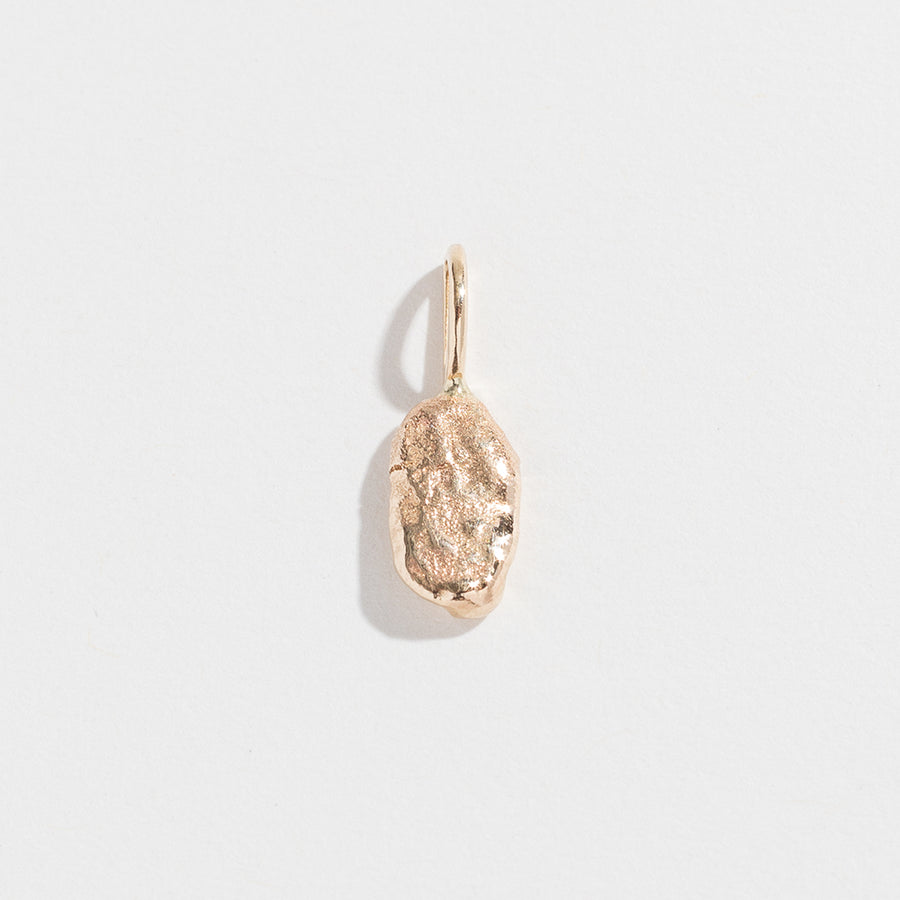NUGGET PEBBLE CHARMS | RECYCLED 14K GOLD