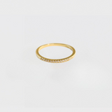 HALF PAVÉ RING