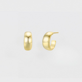 WIDE GOLD HOOP