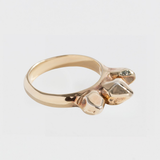 TRIPLE SPIKE RING | 14KT