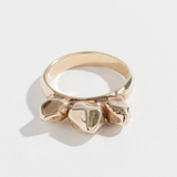 TRIPLE SPIKE RING | 14KT