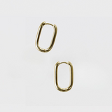 RECTANGULAR HOOPS | GOLD