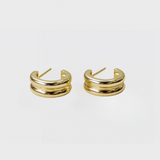 BOLD GOLD HOOP EARRINGS