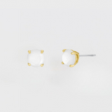 MOTHER OF PEARL GEMSTONE EARRINGS