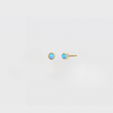 FIRE OPAL STUDS