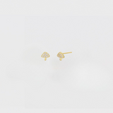 MUSHROOM PAVÉ STUDS