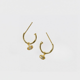 EVIL EYE GOLD HOOP
