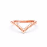 CHEVRON STACKING RING | 14K GOLD