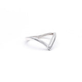 CHEVRON STACKING RING | 14K GOLD