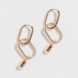 PAPERCLIP HOOPS | 14K GOLD