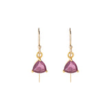 RUBY DANGLE EARRINGS | GOLD FILLED