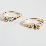 HEIRLOOM REDESIGN | ROSEMARY THREE STONE RING
