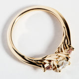 HEIRLOOM REDESIGN | ROSEMARY THREE STONE RING