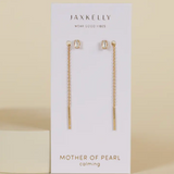 STUDDED THREADER | MOTHER OF PEARL
