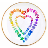 RAINBOW GEMSTONE DISH