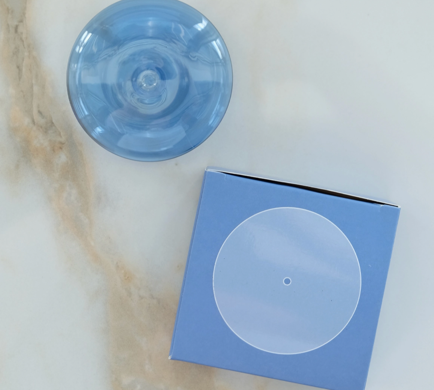 TRANSLUCENT GLASS BUBBLE INCENSE HOLDER
