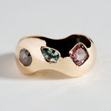 TRILOGY SAPPHIRE & DIAMOND WAVE RING | ONE OF A KIND