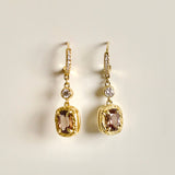 MATRIX MALAYA GARNET DROP EARRINGS | ONE OF A KIND