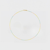 RAINBOW ENAMEL NECKLACE