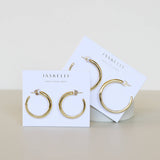 EVERYDAY GOLD HOOP EARRINGS