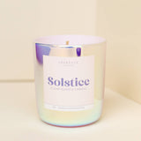 SOLSTICE CRYSTAL CANDLE | PERIWINKLE
