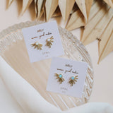 FIRE OPAL SUN RAY EARRINGS