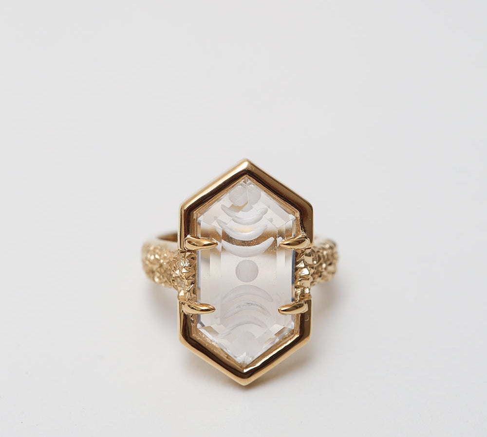 MOON PHASE RING | QUARTZ