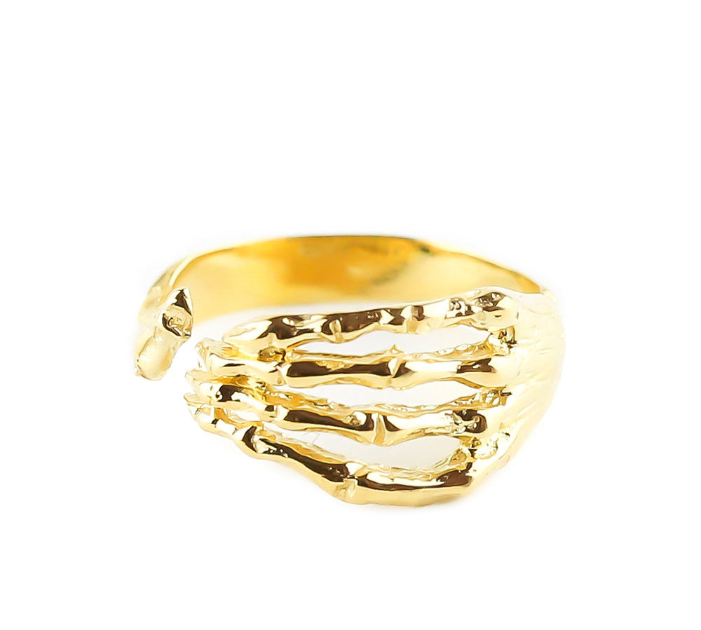 SKELETON HAND RING