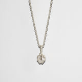 HERKIMER IN THE ROUGH NECKLACE WITH BAIL | 14K GOLD